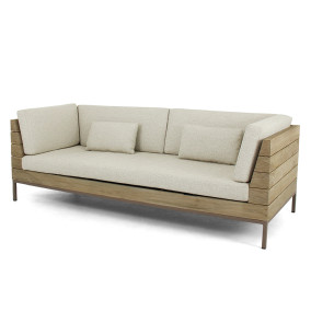Apple Bee | Loungebank Long 3-zits | Coastal Teak